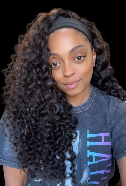 Deep Wavy Headband Wig